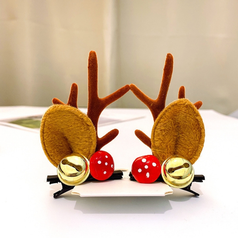Christmas hair clip on the head hair clip headdress Christmas hair accessories f